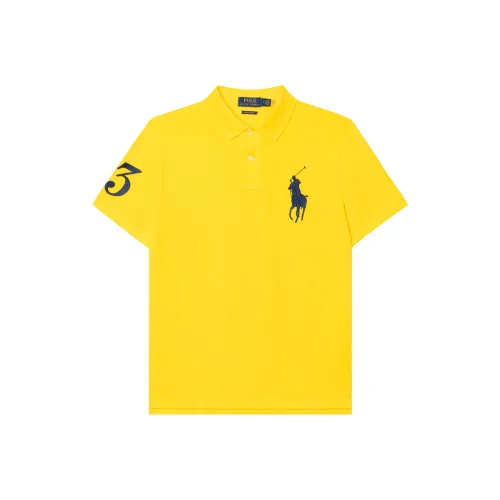 Polo Ralph Lauren Желтая Мужская Рубашка Polo