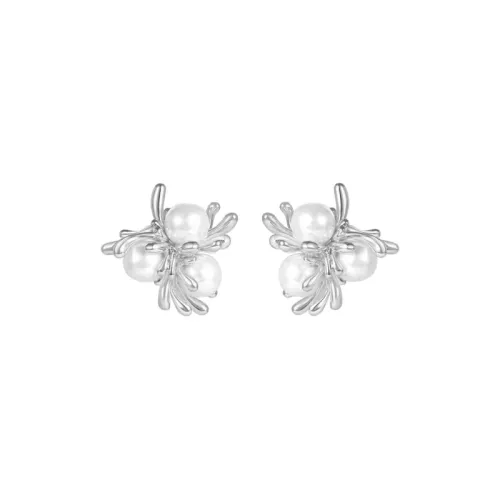 WAW Серьги с золотым покрытием из меди женские