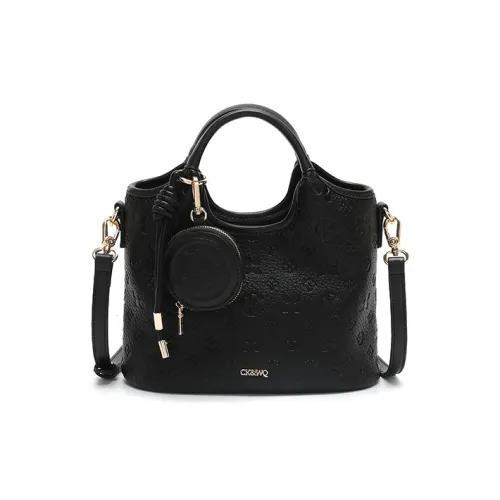 BETTINA VIVIAN ПУ (полиуретан) Корзинка-сумка Сумка через плечо Женская Черная