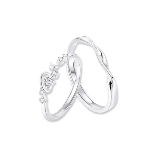 I YOU Серебряные Кольца Унисекс