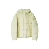 Снег-ароматизированный зеленый укороченный хлопковый пуховик