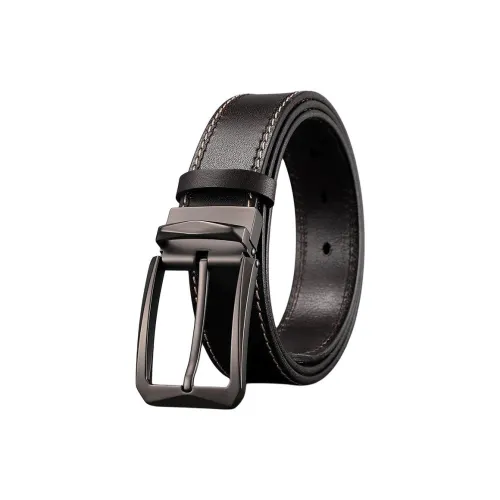 Devanro Ремни из коровьей кожи Мужской 3,8 см