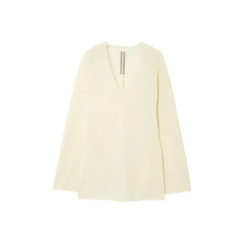 RICK OWENS совместный бренд RO Расклешенный рукав T-рубашка Женская