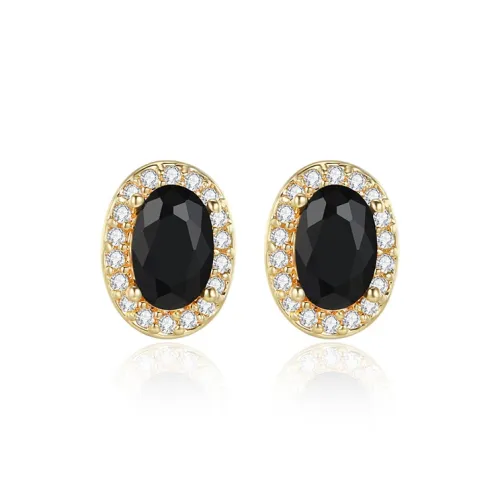 QIMEILA Copper Alloy Stud Earrings Women's QIMEILA Серьги-гвоздики из медного сплава женские