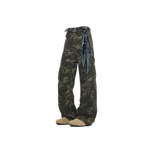 WOBR Камуфляж Желтый[SDL] Унисекс Повседневные Штаны