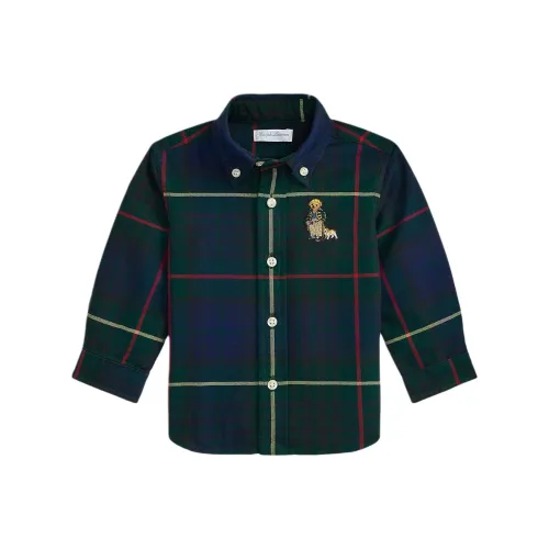 Polo Ralph Lauren Повседневная Рубашка Облегающая для Малышей и Детей Раннего Возраста