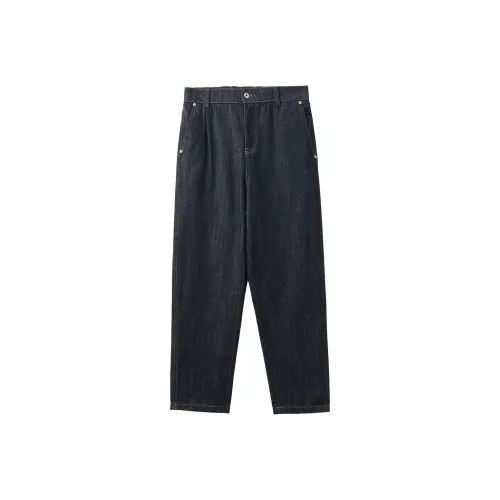 MH Синий Мужской Джинсы