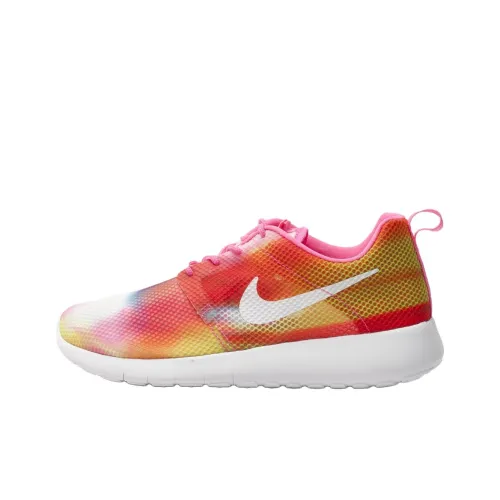 Nike Roshe One Low Топ Детские Беговые Кроссовки Красный Подростки