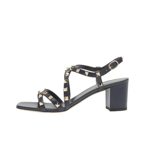 Valentino Rockstud One Ремень Сандалии 6,4CM Женские Зеленый