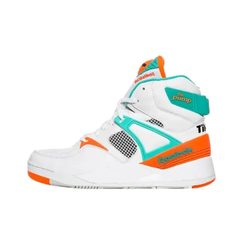 Titolo x Reebok The Pump Баскетбольные кроссовки Мужские Белый Оранжевый