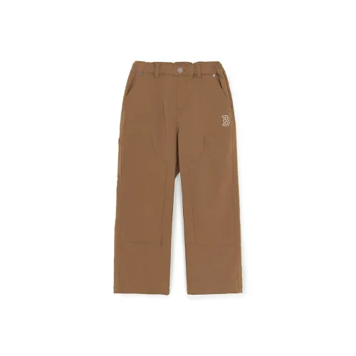 MLB Темно-верблюжий унисекс вязаные тренировочные брюки