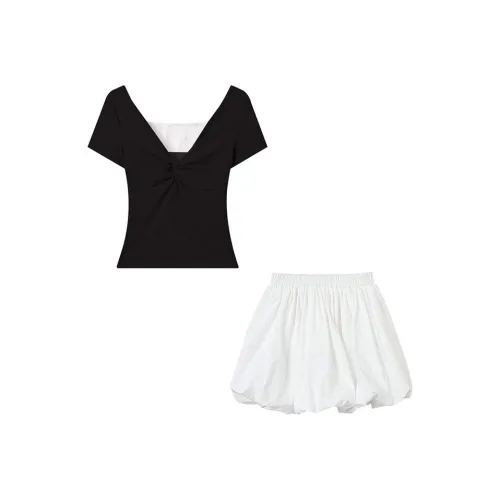 MARIE·COCO Топ+Юбка Женские Комплекты Юбка