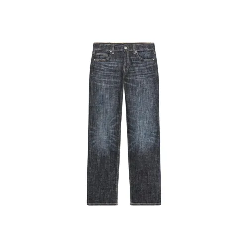 ZARA Trf Морской синий Женские Джинсы