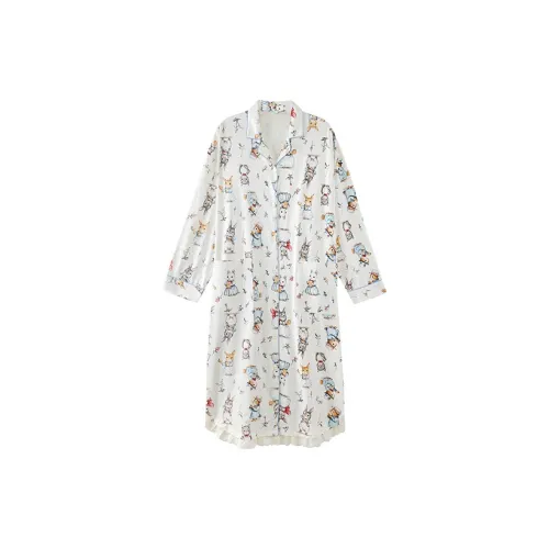 Qin Jing Абрикос Женские Ночные сорочки