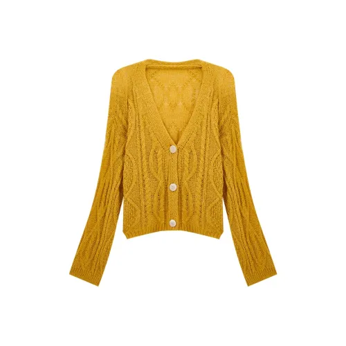 SUSANSAN Манго Желтый Женский Трикотаж