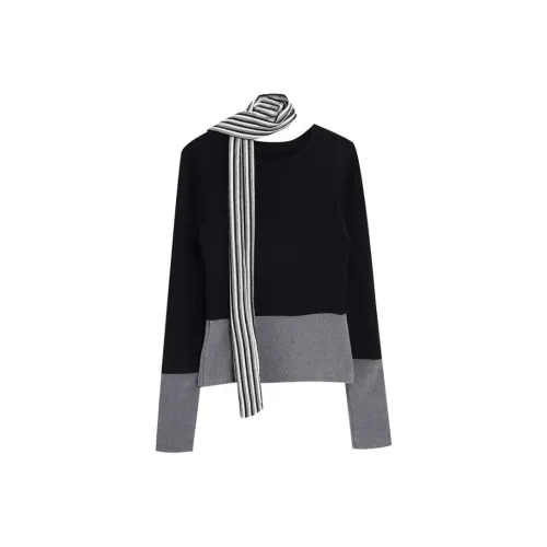 EMDPN Черные Женские T-рубашки