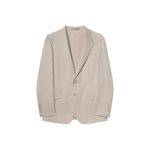 J.D.V Khaki Мужские Деловые Костюмы