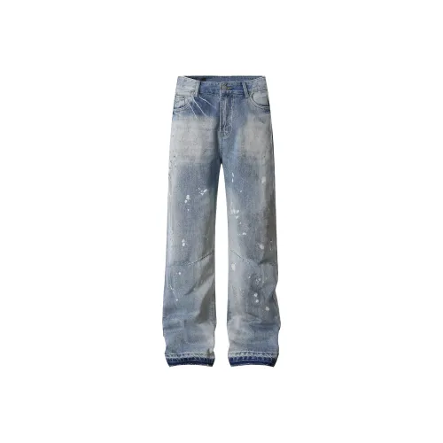 GBXM Краска Spread Грязно-синий Унисекс Джинсы