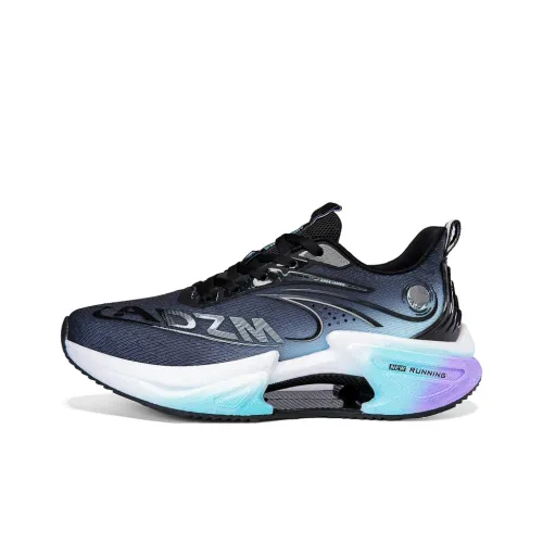 ANDEZHANMUSI Амортизация противоскользящий устойчивый к истиранию низкий отскок кроссовки для бега мужские белый и оранжевый