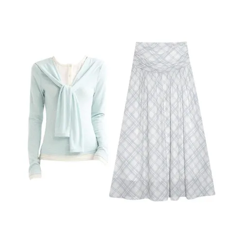 MARIE·COCO Топ+Юбка Женские Комплекты Юбка