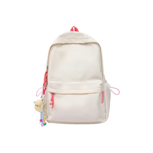 WRELS Nylon Backpack Standard White Yellow Green Blue Pink