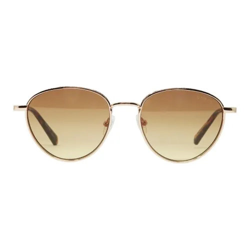 GUESS Металл Круглые Солнцезащитные очки Унисекс Золото