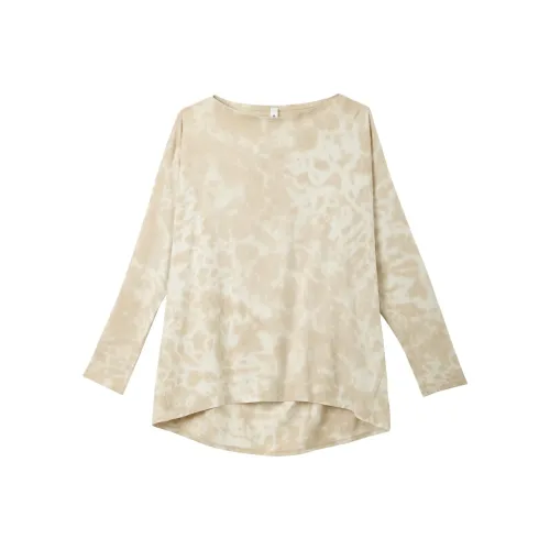 lululemon Marmoleado Tie Dye Белый Опал CAFE Au Lait MT5O Женские Футболки