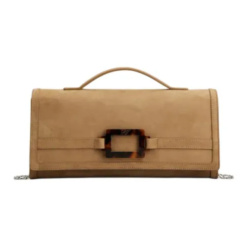 Roger Vivier Belle Vivier Сумка из коровьей кожи Женская Коричневая