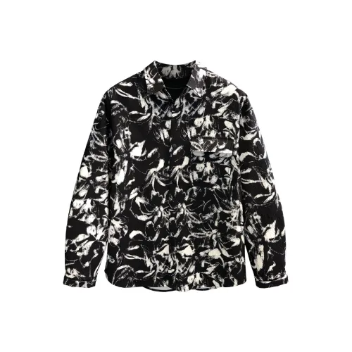 YGQPZHZ Черные Мужские Рубашки