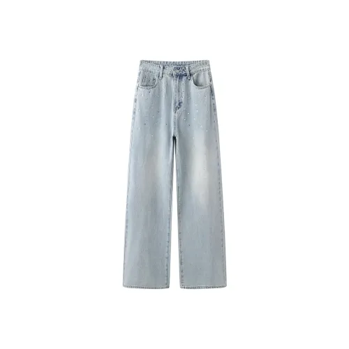 MH Светло-синие женские джинсы