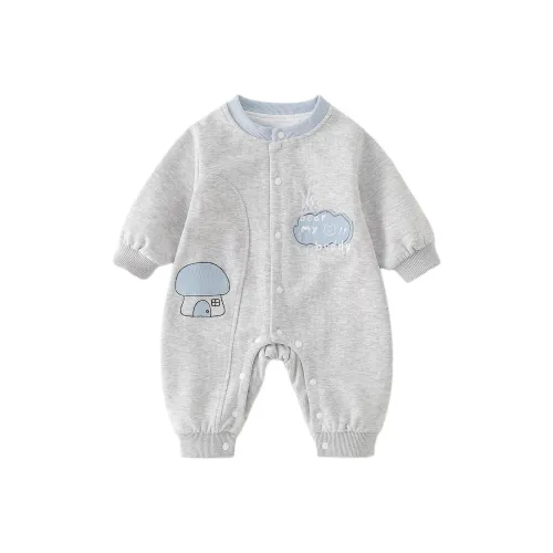 XiaoJinBu Серый Детский Комбинезон Ползунки