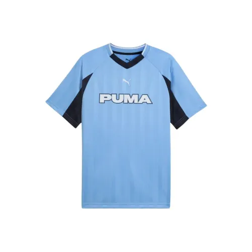 PUMA Светло-Синие Мужские Футбольные Джерси