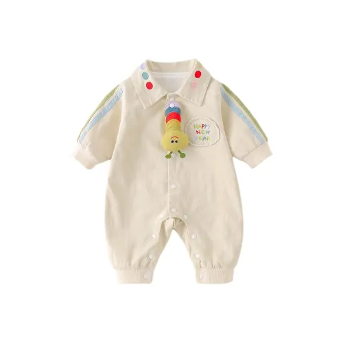 XiaoJinBu Бежевый Детский Комбинезоны Ползунки