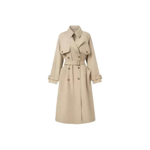 MO VOICE Хаки Высокое качество Женская тренч