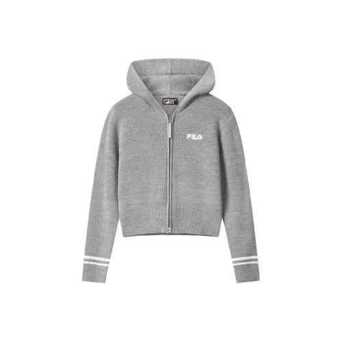 FILA Фейерверк Облачный серый MG Женские Трикотаж