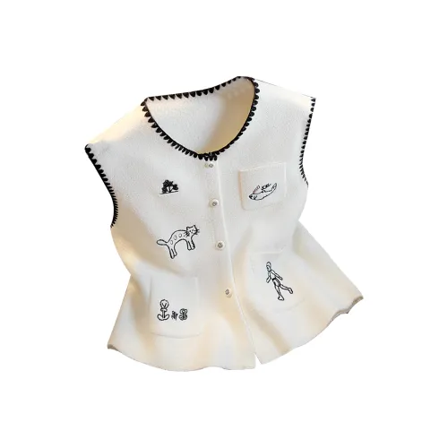 SIBAISHE Бежевый Женский жилет