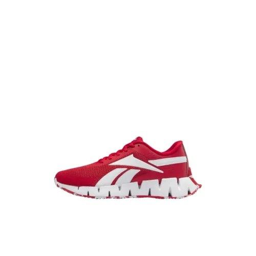 Reebok Zig Dynamica 2 Low Топ Детская Беговая Обувь Красная Детская