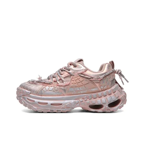 DoraemonA Низкий топ толстая подошва кроссовки мужские