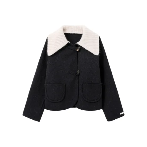 Another Alley Черное Женское Пальто