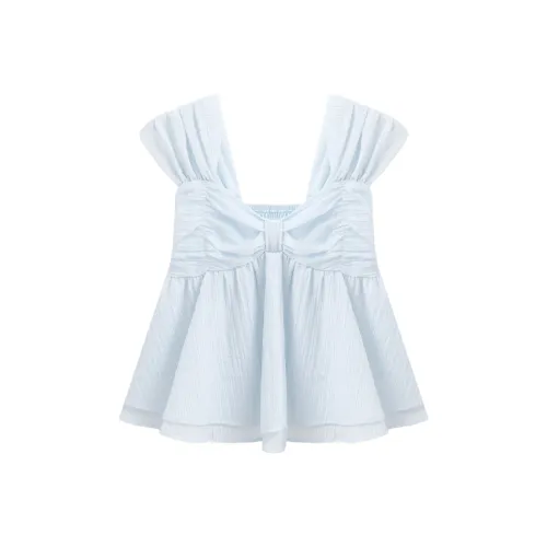 YOUXIANG Светло-синие женские рубашки