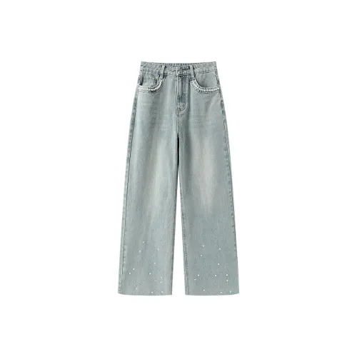 MH Светло-синие женские джинсы