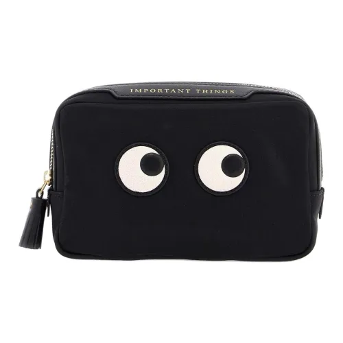 Anya Hindmarch совместный бренд R PA Нейлон Путешественный мешок для хранения Женский Черный