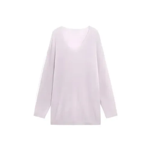 SNZX Фиолетовый Sea Шерсть Трикотаж Женские Трикотаж