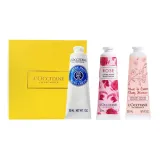 Трехкомпонентный комплект: Сладкий Вишневый цветок Крем для рук 30 мл + Крем для рук с ши 30 мл + Розовый Крем для рук 30 мл