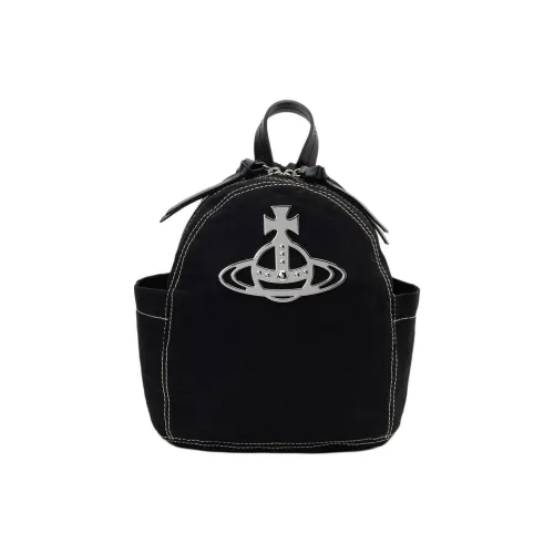 Vivienne Westwood Рюкзак из коровьей кожи маленький унисекс черный