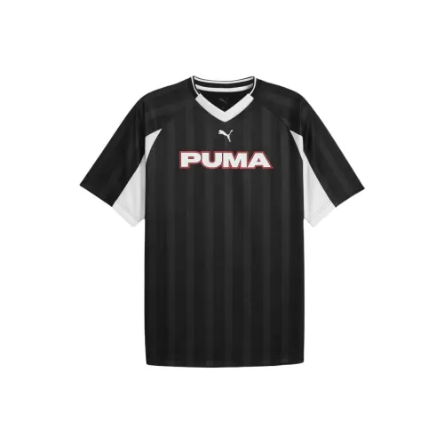 PUMA Черная Мужская Футбольная Джерси