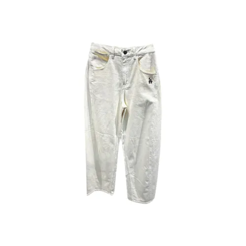 MLB Los Angeles Dodgers Джинсы Женские Крем