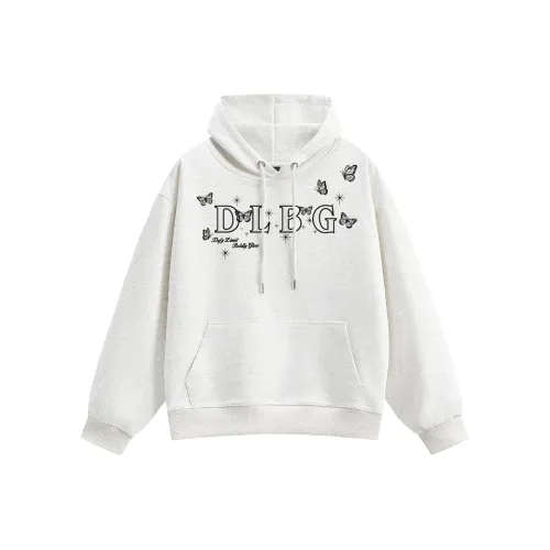 DLBG Пуловер С капюшоном Comfort Off Плечо Толстовка Унисекс