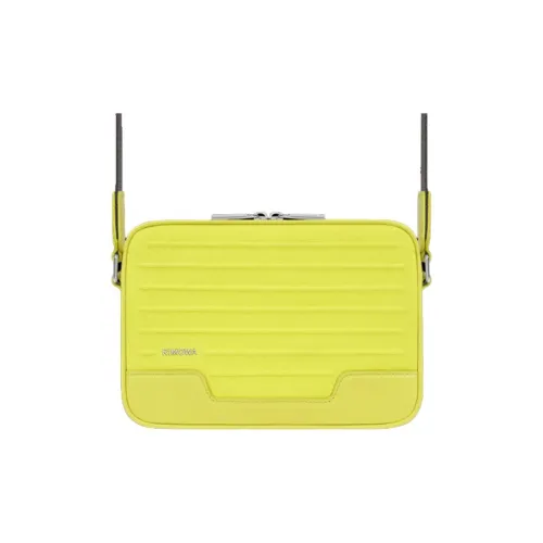 RIMOWA Never Still Холст с GRAIN LEATHER Кросс-боди Сумка Женская Желтая