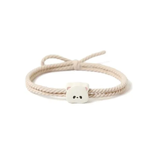 YOUWEI Полиамид Минималистский стиль Высокая эластичность Дружелюбная к волосам Резинка для волос Boyfriend Bestie Маленькая Резиновая лента Унисекс